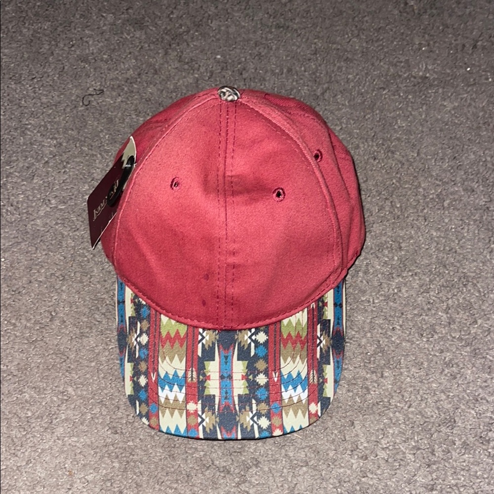Vintage Aztec print baseball cap hat